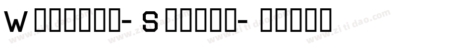 Werkman-Square字体转换