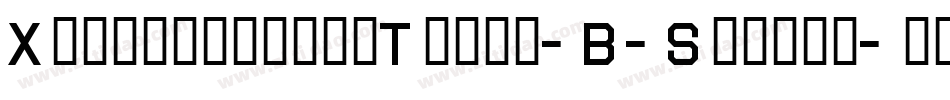 XperimentypoThree-B-Square字体转换