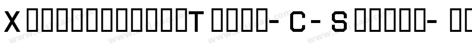 XperimentypoThree-C-Square字体转换