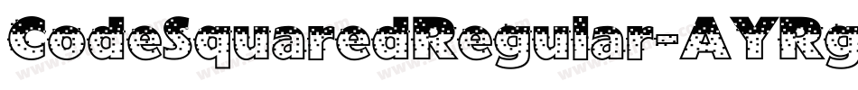 CodeSquaredRegular-AYRg字体转换
