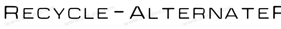 Recycle-AlternateReverse字体转换