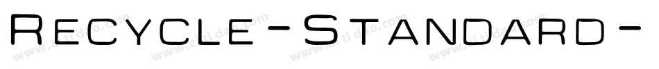 Recycle-Standard字体转换