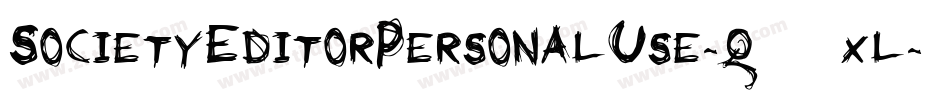 SocietyEditorPersonalUse-q6xl字体转换