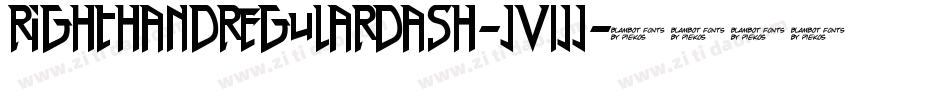 RightHandRegularDash-J6jj字体转换 RightHandRegularDash-J6jj字体转换