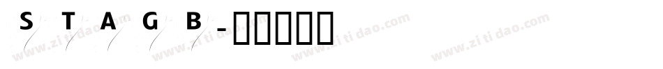 STAGB字体转换