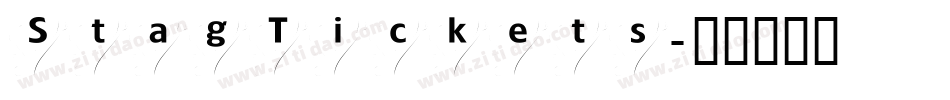 StagTickets字体转换