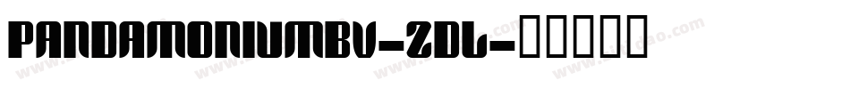 PandamoniumBv-Zdl字体转换