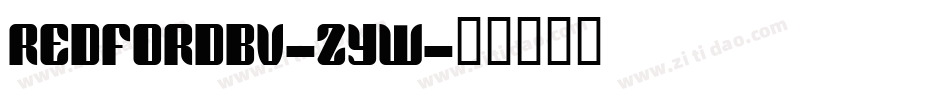 RedfordBv-zYw字体转换