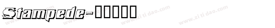 Stampede字体转换