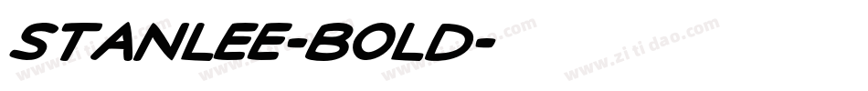 StanLee-Bold字体转换