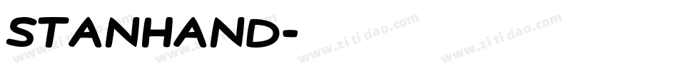 StanHand字体转换