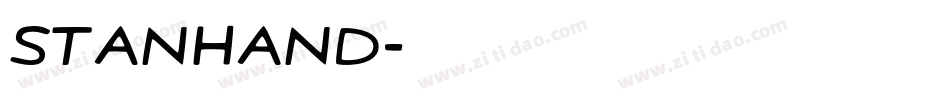 StanHand字体转换