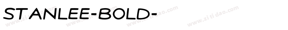 StanLee-Bold字体转换