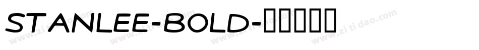 StanLee-Bold字体转换