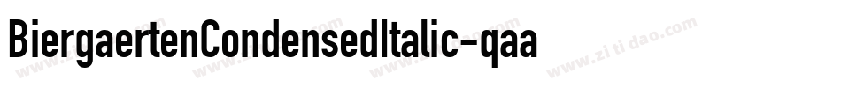 BiergaertenCondensedItalic-qaar字体转换 BiergaertenCondensedItalic-qaar字体转换