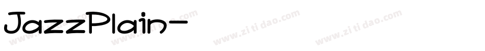 JazzPlain字体转换