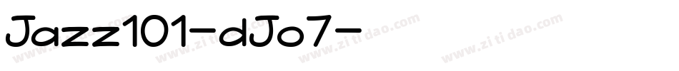 Jazz101-dJo7字体转换