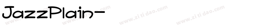 JazzPlain字体转换