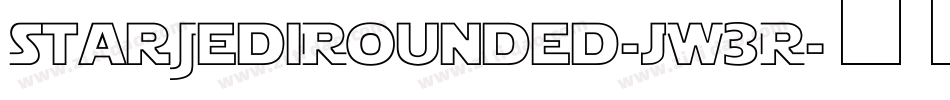 StarJediRounded-jW3R字体转换
