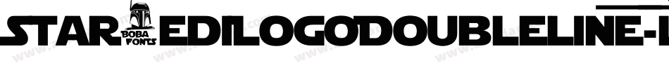 StarJediLogoDoubleline2-5lzB字体转换