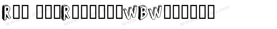 RefugioRefinedWBW字体转换