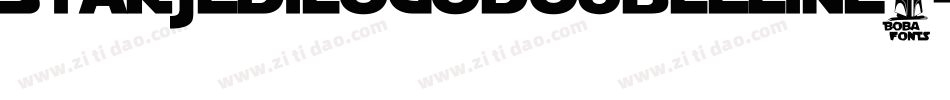 StarJediLogoDoubleline2-5lzB字体转换