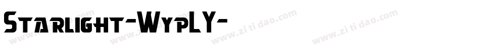 Starlight-WypLY字体转换