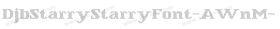 DjbStarryStarryFont-AWnM字体转换