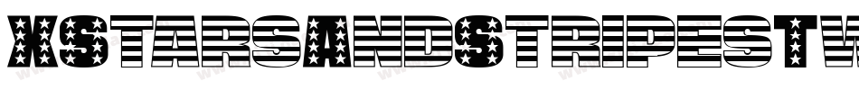XStarsAndStripesTwo字体转换