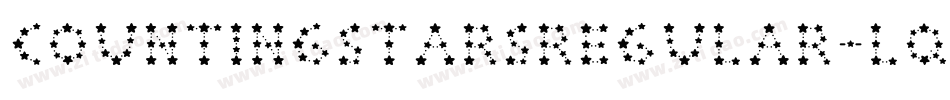 CountingStarsRegular-Lqdg字体转换