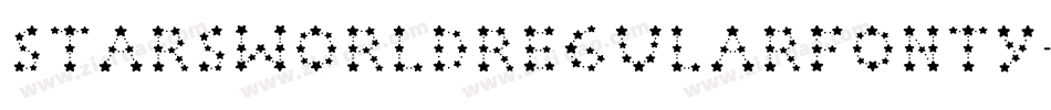 StarsWorldRegularFonty-15rM字体转换