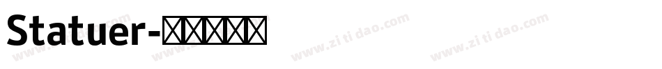 Statuer字体转换