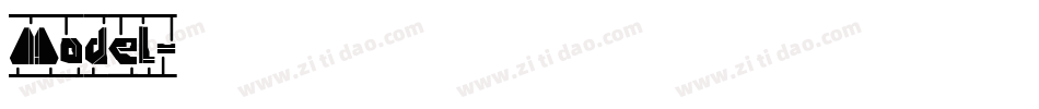 Model字体转换