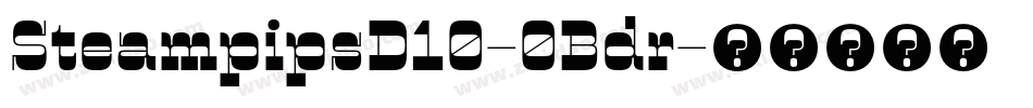 SteampipsD10-0Bdr字体转换
