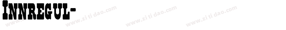Innregul字体转换