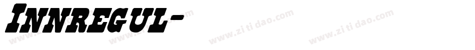 Innregul字体转换