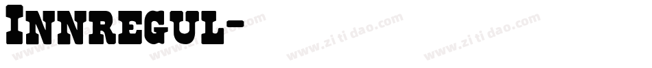 Innregul字体转换