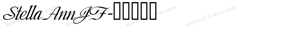 StellaAnnJF字体转换