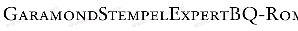 GaramondStempelExpertBQ-RomanOsF字体转换
