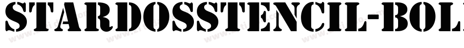 StardosStencil-Bold字体转换