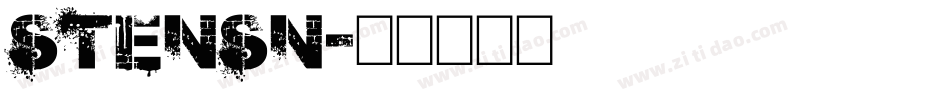 STENSN字体转换