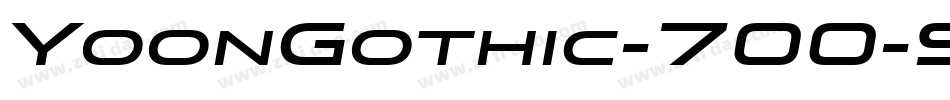 YoonGothic-700-Semibold字体转换