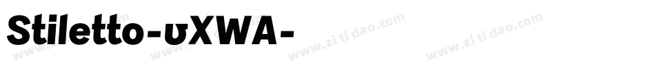 Stiletto-vXWA字体转换