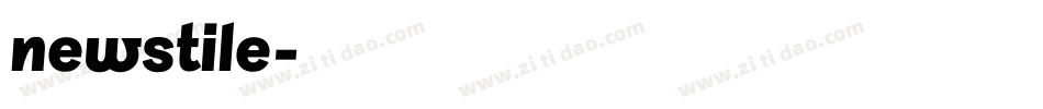 newstile字体转换