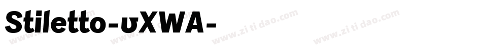 Stiletto-vXWA字体转换