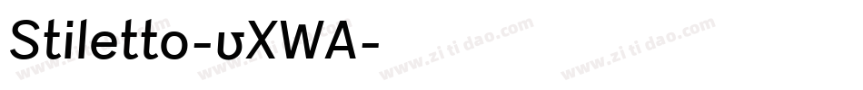 Stiletto-vXWA字体转换