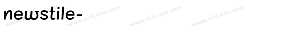 newstile字体转换