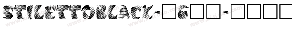 StilettoBlack-1G72字体转换