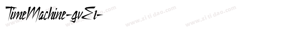 TimeMachine-gvE1字体转换