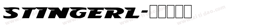 STINGERL字体转换